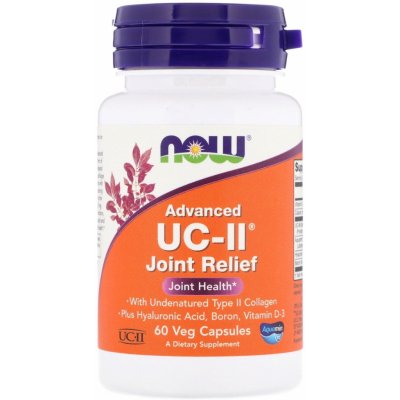 Now Foods Advanced UC-II Joint Relief nativní kolagen typu II 60 veg kapslí – Hledejceny.cz