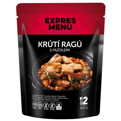 EXPRES MENU Krůtí ragů s fazolemi 600 g – Zbozi.Blesk.cz