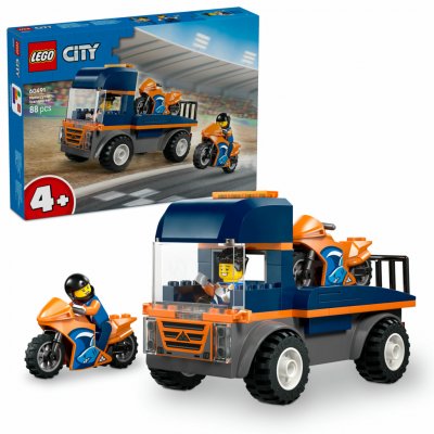 LEGO® City 60491 Kamion na přepravu motorek – Zboží Živě