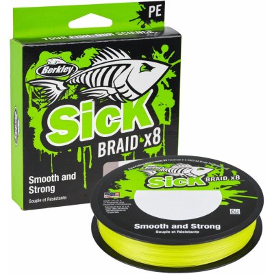 Berkley Šňůra Sick Braid Green metráž z navíječky 0,08mm 6kg – Zboží Mobilmania