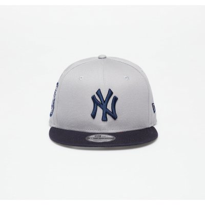 New Era New York Yankees Contrast Side Patch 9Fifty Snapback Cap Gray/ Navy – Zboží Mobilmania