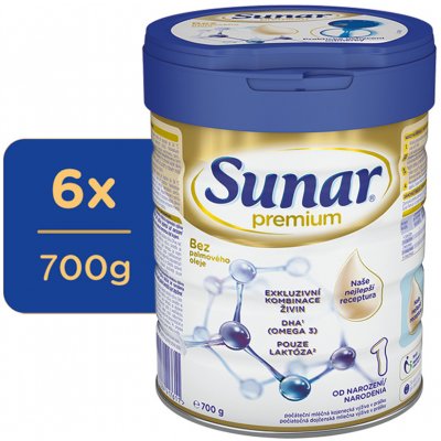 Sunar 1 Premium 6 x 700 g