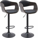 Design-shop Kingston B koženka černá / šedá 2 ks – Zboží Dáma