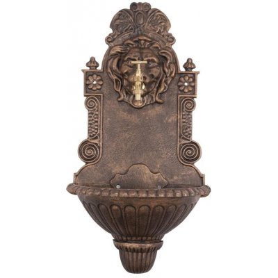 Zahradní LITINOVÉ umyvadlo GARDENS s kohoutkem, měděný vzhled – Zboží Dáma