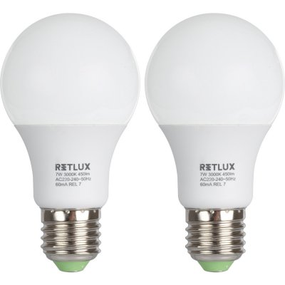 Retlux REL 7 LED A60 2x7W E27 – Hledejceny.cz