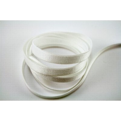 Hladká ramínková pruženka - bílá - šířka 1 cm – Zboží Dáma