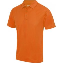 Just Cool pánská sportovní polokošile s UV ochranou UPF 40+ oranžová světlá