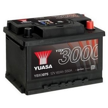 Yuasa YBX3000 12V 60Ah 550A YBX3075
