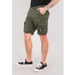 Alpha Industries kalhoty krátké Crew short Patch olivová tmavá – Zbozi.Blesk.cz