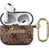 Pouzdro na sluchátka Guess 4G Script PC/PU Pouzdro pro Apple AirPods 3 GUA34GSMW