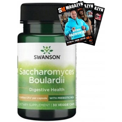 Swanson Probiotikum Saccharomyces Boulardii 30 vega kapslí – Hledejceny.cz