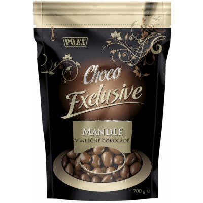 Poex Mandle v mléčné čokoládě 700 g – Zboží Dáma
