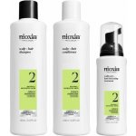 Nioxin System 3 Cleanser šampon 150 ml + System 3 Cleanser šampon 150 ml + System 3 Scalp Revitaliser kondicionér 50 ml System 3 Scalp Treatment Pro jemné a chemicky neošetřené vlasy dárková sada – Zboží Dáma