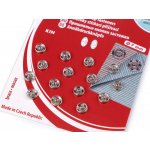Kovové patentky / stiskací knoflíky Varianta: 29/7 mm 0 nikl, Balení: 1 karta – Zboží Dáma