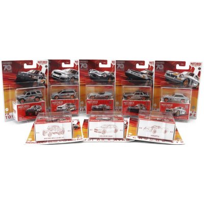 Mattel hot wheels Audi Set Assortment 8 Pieces 70 Years Edition Různé 1:64