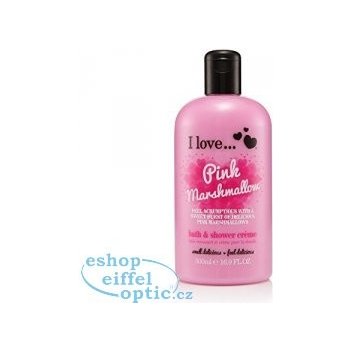 I Love Bubble Bath & Shower Crème Pink Marshmallow sprchový krém 500 ml