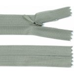 Spirálový zip no.3 skrytý nerozepínací 60cm - více barev color: 718 písková šedá – Hledejceny.cz