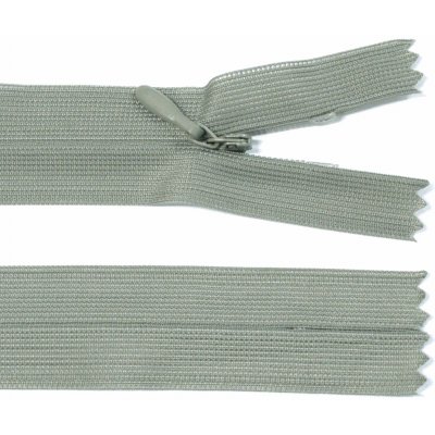 Spirálový zip no.3 skrytý nerozepínací 60cm - více barev color: 718 písková šedá – Hledejceny.cz