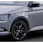 Milotec Plastové lemy blatníků Škoda Fabia III Combi 2014-2022 - černá metalíza | Zboží Auto