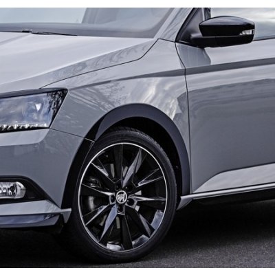 Milotec Plastové lemy blatníků Škoda Fabia III Combi 2014-2022 - černá metalíza | Zboží Auto