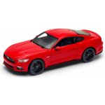 Welly Ford Mustang GT 2015 Červený 1:24 – Zbozi.Blesk.cz