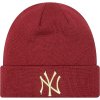 Čepice New Era čepice Metallic Logo Cuff MLB New York Yankees Scarlet