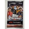 Sběratelská kartička Topps 2024 Chrome Formula 1 Racing F1 Hobby Pack