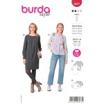 Střih Burda 6077, návod k šití: balonové šaty, halenka – Hledejceny.cz
