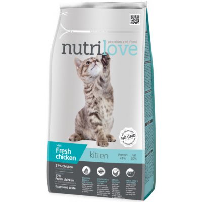 Nutrilove Kitten pro koťata s kuřecím masem 1,4 kg