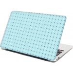 Sablio Samolepka na notebook Srdce na modré - 38x26 cm – Zboží Živě