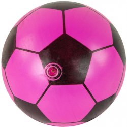 RKToys Gumový míč Fotbal Pink 23 cm