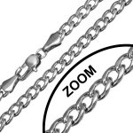 SILVEGO Ocelový řetízek CURB 5mm RRCN0132 – Zboží Mobilmania