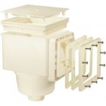 VÁGNER POOL SKIMMER V10 ABS pro fólie, 150 x 150 mm, s mosaznými zástřiky vp-1513 – Zboží Dáma