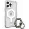 Pouzdro a kryt na mobilní telefon Apple UAG Plyo Magsafe Ice White/Titanium Stand iPhone 16 Pro Max 1144811BV01