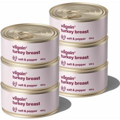 Vilgain Krůtí prsa se solí a pepřem 6 x 100 g – Sleviste.cz