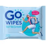 GoWipes Osvěžující vlhčené ubrousky s antibakteriálním účinkem a D-panthenolem 20 ks – Sleviste.cz