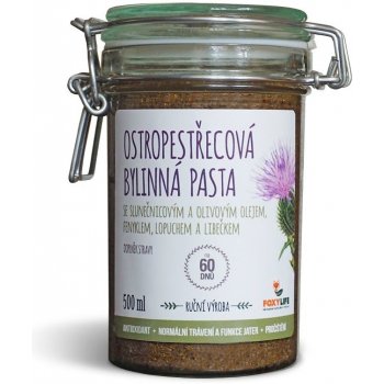 FOXYLIFE Ostropestřecová bylinná pasta 500 ml