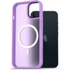 Pouzdro a kryt na mobilní telefon Apple AlzaGuard Matte Case Compatible with MagSafe pro iPhone 13 světle fialový AGD-PCMM41V