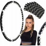 Springos Hula hoop s výstupky 100 cm černá – Zboží Dáma