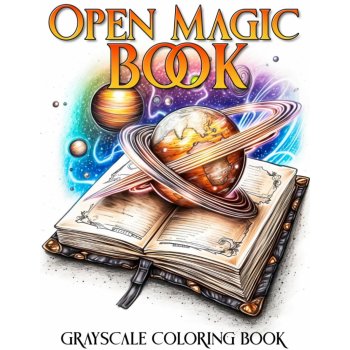 Open Magic Book antistresové omalovánky Max Brenner