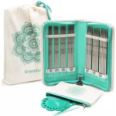 KnitPro Mindful Grateful Sada ponožkových jehlic 15cm – Zboží Dáma