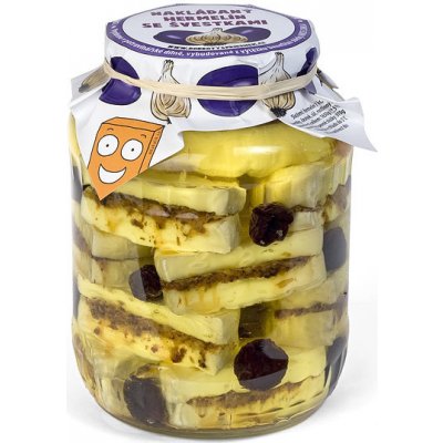 Dobrotyspribehem.cz Nakládaný hermelín se švestkami 1,5 kg – Zboží Dáma