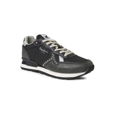 Pepe Jeans sneakersy PLS31525 black 999 – Zboží Mobilmania