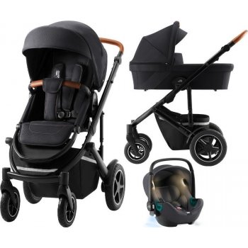 Britax Set Smile III + korba + autosedačka Baby Safe iSense 2022 Fossil Grey