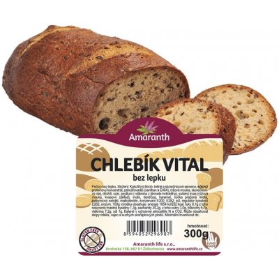 Amaranth Bezlepkový chlebík vital 300 g – Sleviste.cz