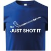 Dětské tričko dětské tričko Just shot it, modrá