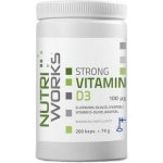NutriWorks Strong Vitamin D3 2000iu 200 kapslí – Hledejceny.cz