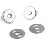 Magnetické zapínání Ø10 mm - 5 sad Barva: nikl – Zboží Mobilmania