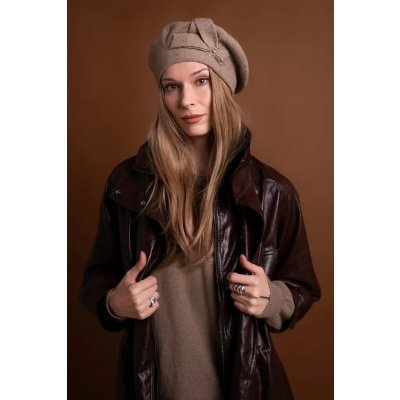 Art of Polo Pletený baret 25257 Arlene Béžová – Hledejceny.cz