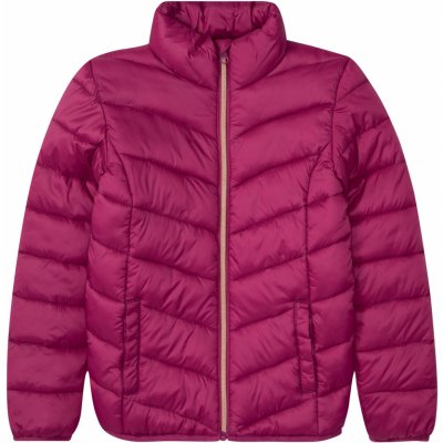 Pepperts dívčí prošívaná bunda růžovo fialová – Zboží Mobilmania